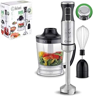 Kiwi 86073 Mixeur Hachoir 1000 W Acier Inoxydable 1000 W Plastique 5 Vitesses Blanc