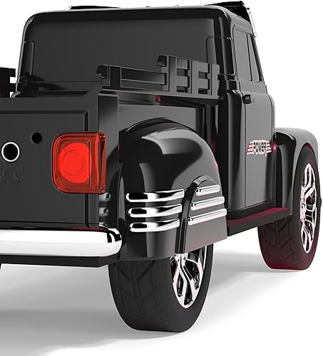 Miniatura 7 de Audiobox 1953 Chevy 3100 Pickup Truck Replica - Altavoz Bluetooth vintage TWS, USB, FM, TF (barra caliente negra)