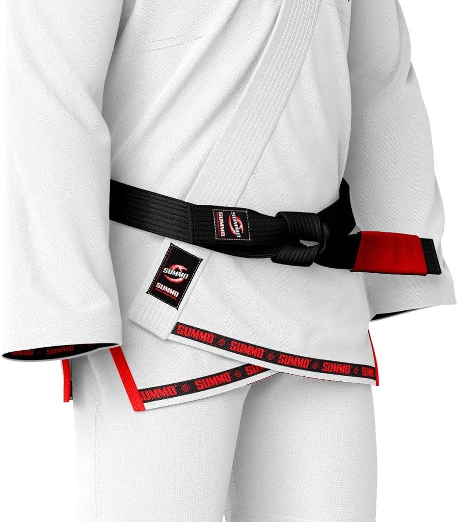 Premium Scottish White Sublimation Brazilian Pearl Weave Jiu Jitsu Gi - Built in Rash Guard - with Rash Guard Lining (BJJ GI)