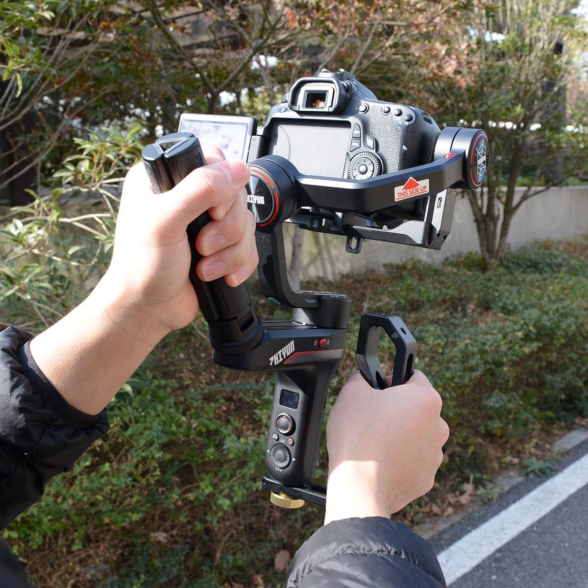Get Special Price DF DIGITALFOTO Universal L Bracket Handle Gimbal Accessories,Mounting Monitor/Microphone with Bean Grip Compatible with DJI Ronin S,Ronin SC Zhiyun Crane M/2/2S,Moza Air 2, AK2000/4000 and More Gimbal