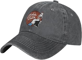 Fallout Drink Nuka Cola UV Cut Baseball Cap, Baseball Cap, Adjustable, For Mountain Climbing, Fishing, Outdoors, Unisex