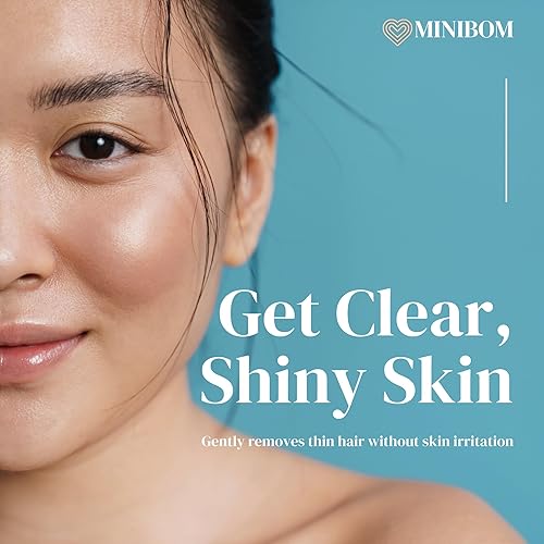 Miniatura 2 de Removedor de vello impecable, dispositivo de depilación facial K-Beauty prémium y afeitadora facial (blanco)