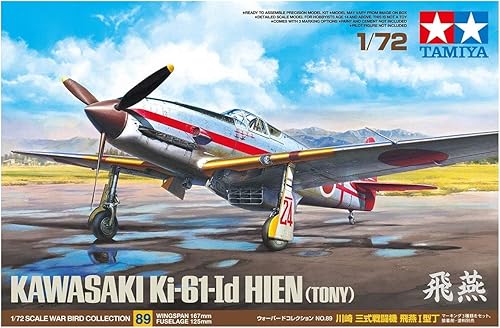 Miniatura 2 de Tamiya 60789 1/72 Kawasaki KI-61-ID Hien Kit de avión modelo de plástico