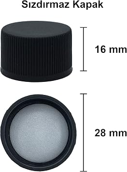 Afracam Standart Şeffaf 750 ml Sızdırmaz Kapaklı ve Kapüşonlu Boş Cam Şişe 6 Adet