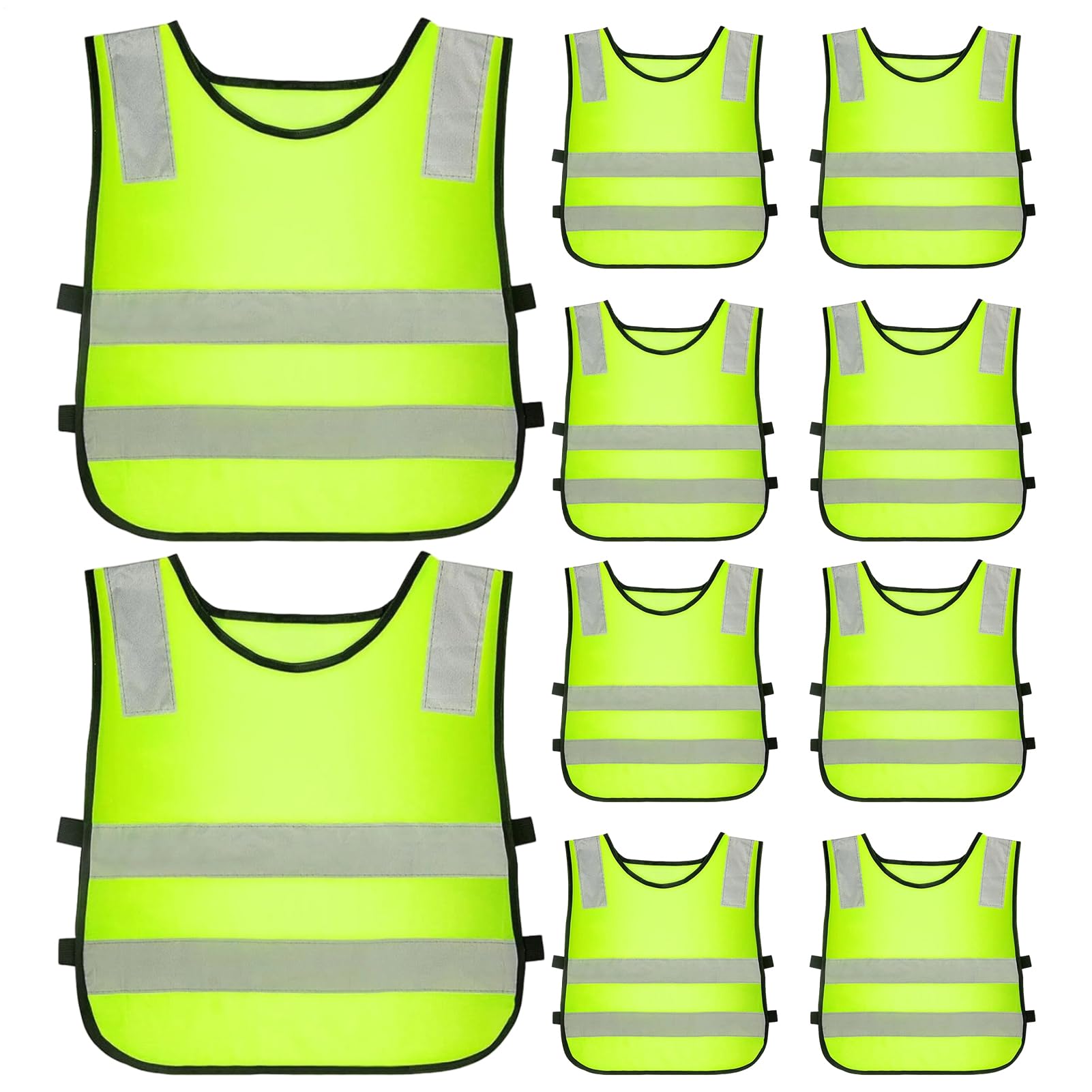 Gilet De Sécurité Pour 10 Pièces De Gilets De Sécurité Pour La Circulation