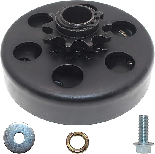 Centrifugal Clutch Go Kart Clutch 3/4 Bore 10T for 40 41 420 Chain Up to 6.5 HP Perfect for Go Kart Minibike and Fun Kart Engine 3/4 Bar