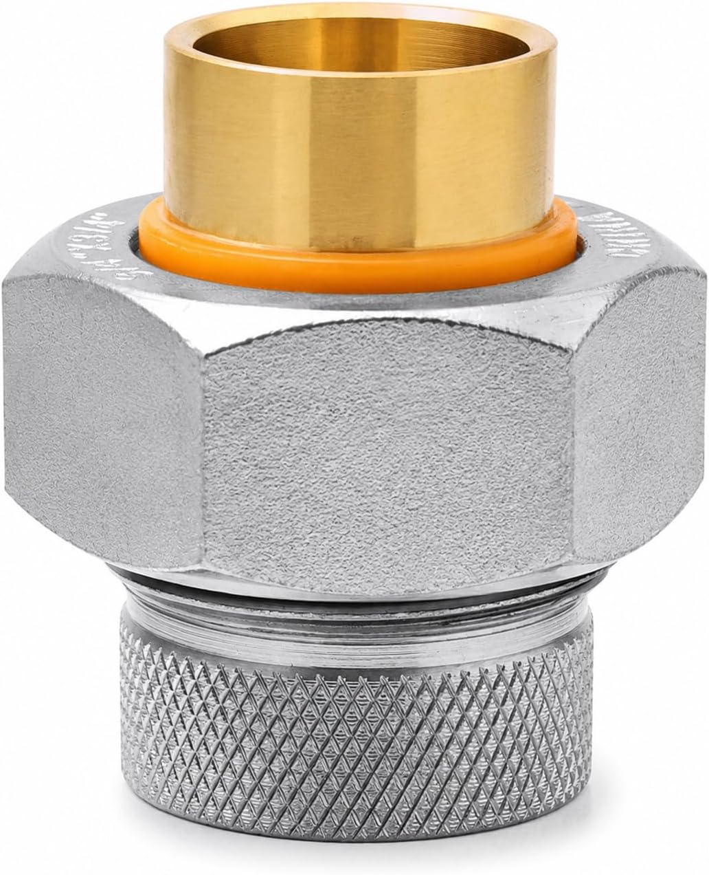 EZ-Fluid 1 Inch Dielectric Union Sweat Solder x FIP,Brass Solder Connection, Female Threaded Galvanized Steel Body,Reduces Electrolysis,Use as Water Heater Dielectric Unions (1)
