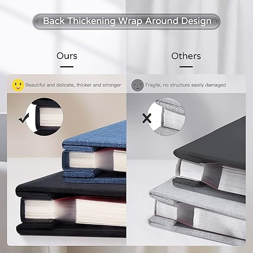 Miniatura 6 de Popotop Álbum de fotos grande autoadhesivo de 4 x 6, 5 x 7, 8 x 10, álbum de recortes de 40 páginas, regalos para mamá, familia bebé y boda, con