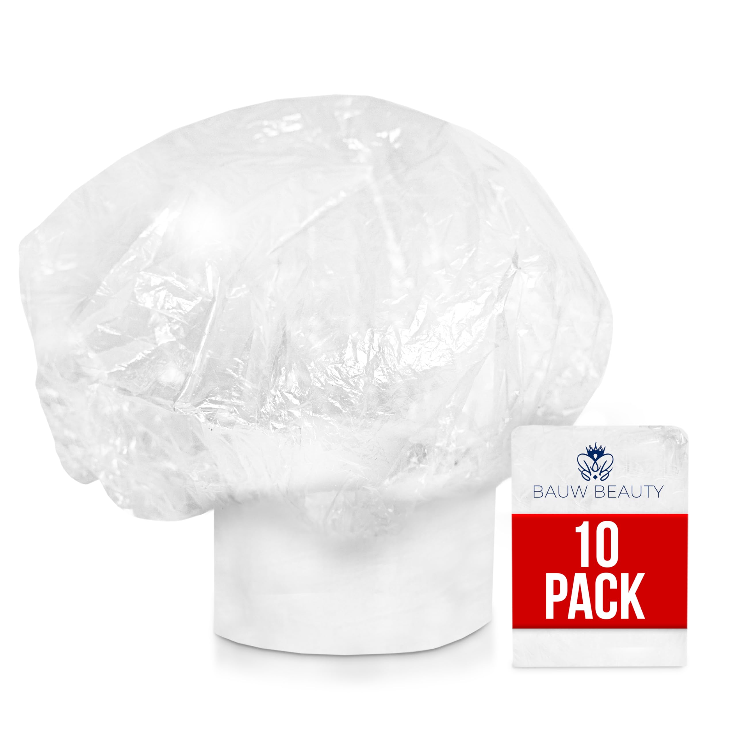 Confezione da 10 cuffie da doccia extra large, a prova di perdite, per capelli con trattamento profondo, per trattamento di capelli e capelli, tappi in plastica per capelli grandi, ciocche lunghe e