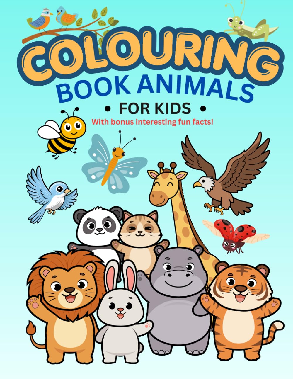 Animals Alphabet Colouring Pages