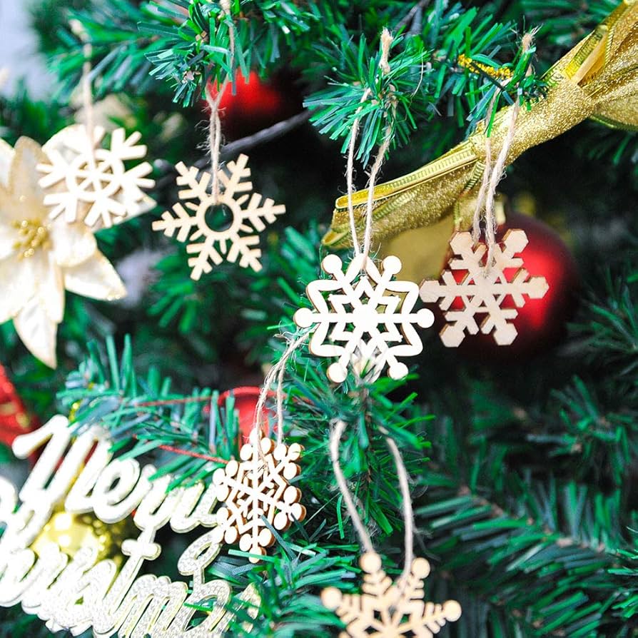 Amazon.co.jp: Atpwonz 50枚セット クリスマスツリー オーナメント