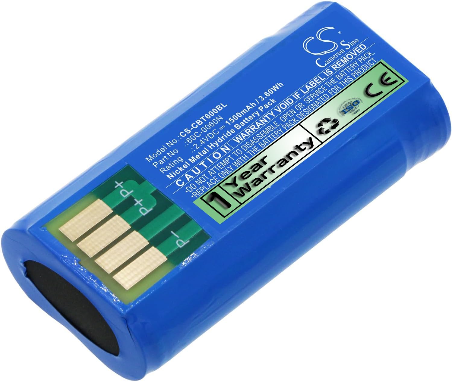 Enyuly 60C-0060N Battery 1500mAh Replacement for Cattron Theimeg 70C-0003KIT-C 70C0003KIT (2.4V)