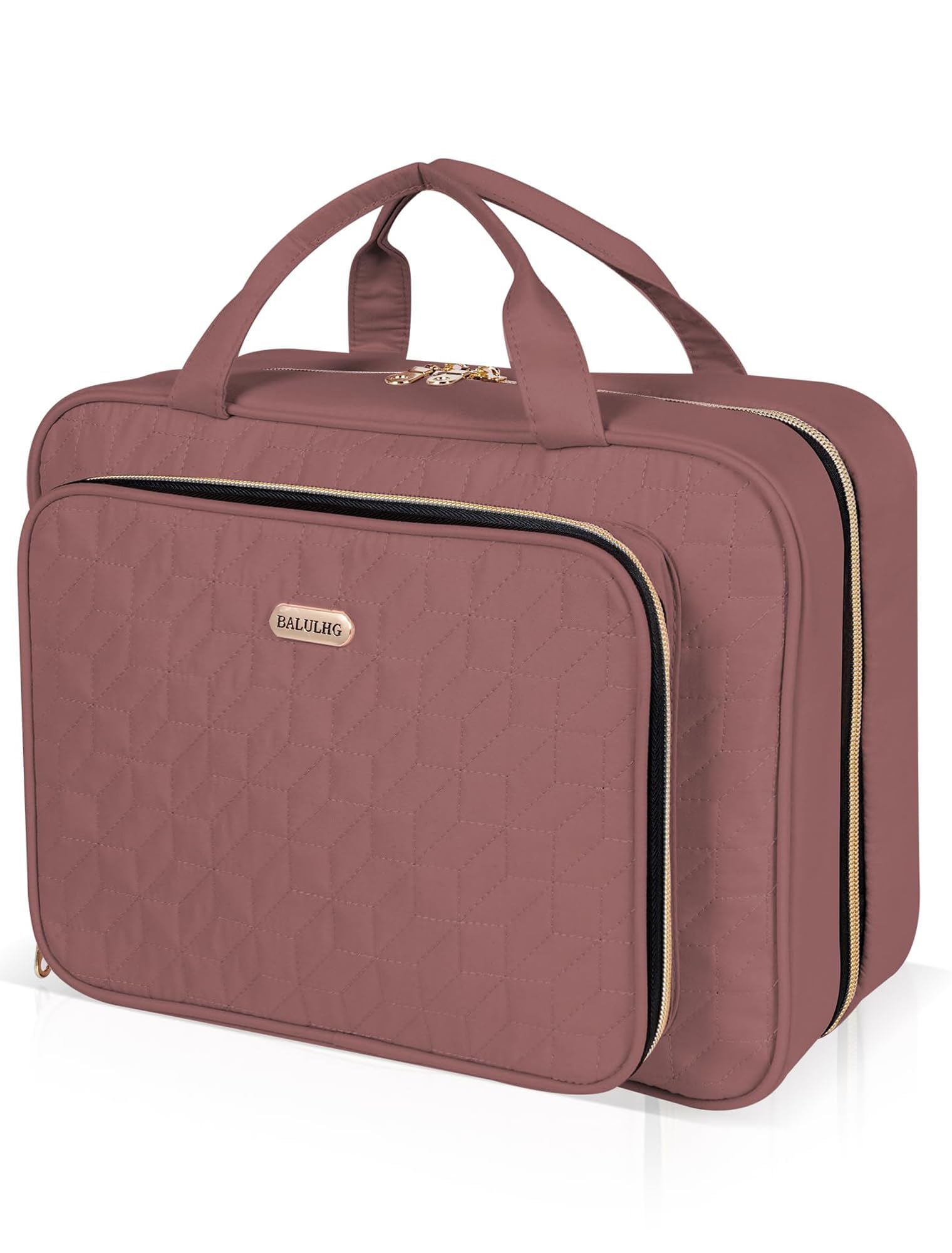 BALULHG Travel Hanging Toiletry Bag for Women,Makeup Bag Cosmetic Organizer Waterproof with Hanging Hook Multiple Pockets for Women Travel Essentials