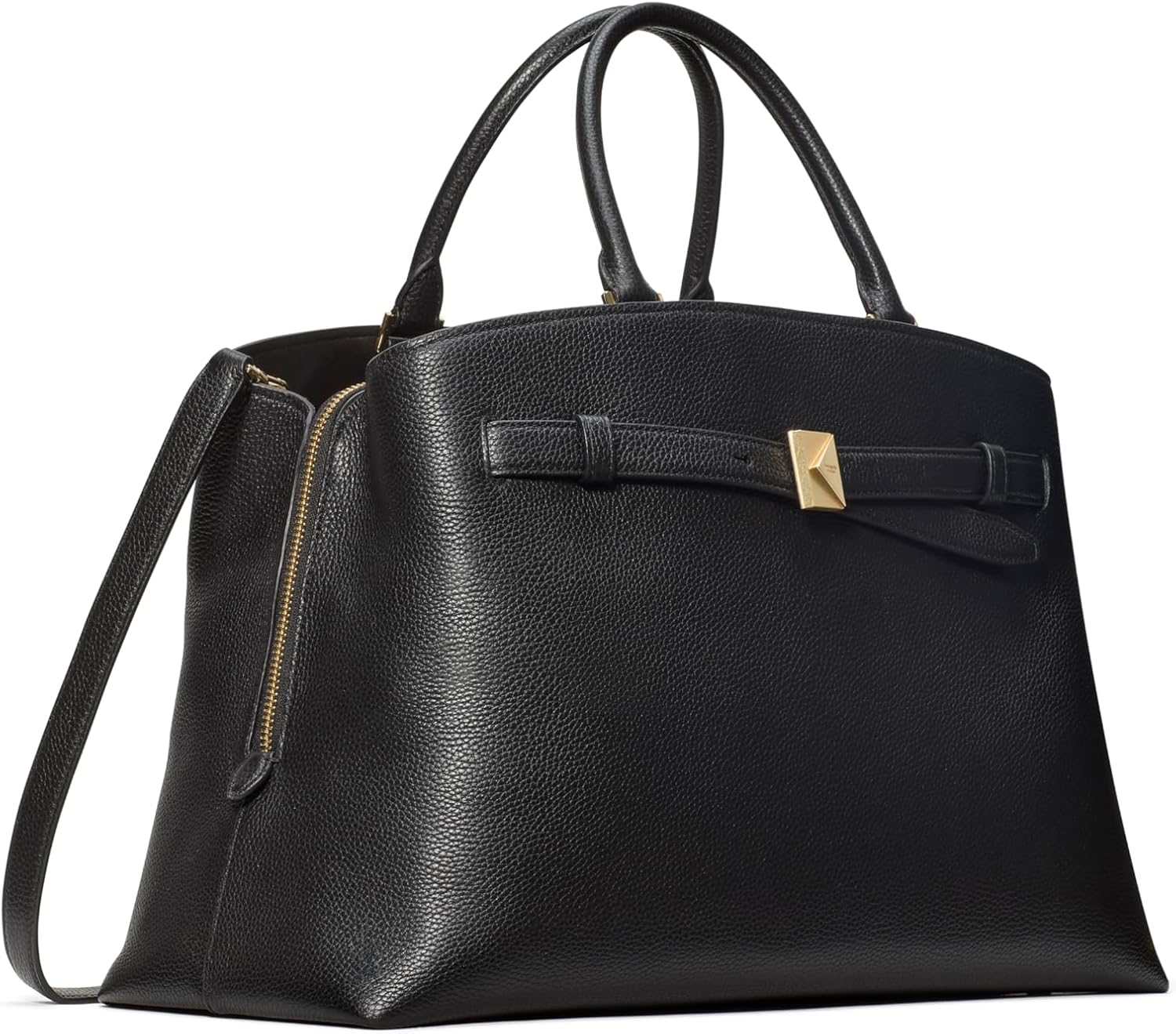 kate spade new york womens Deco Pebbled Leather Large Satchel - Image 2