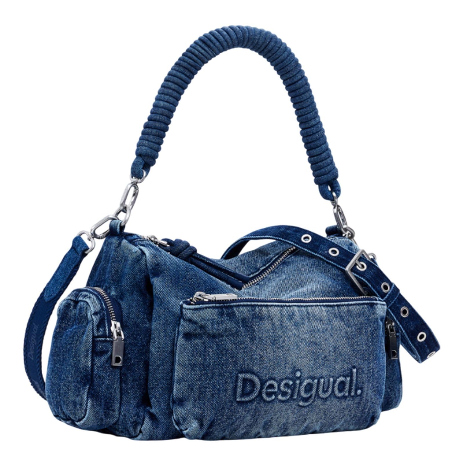 Desigual BAG_HALF LOGO, 5053 DENIM MEDIUM WASH, U