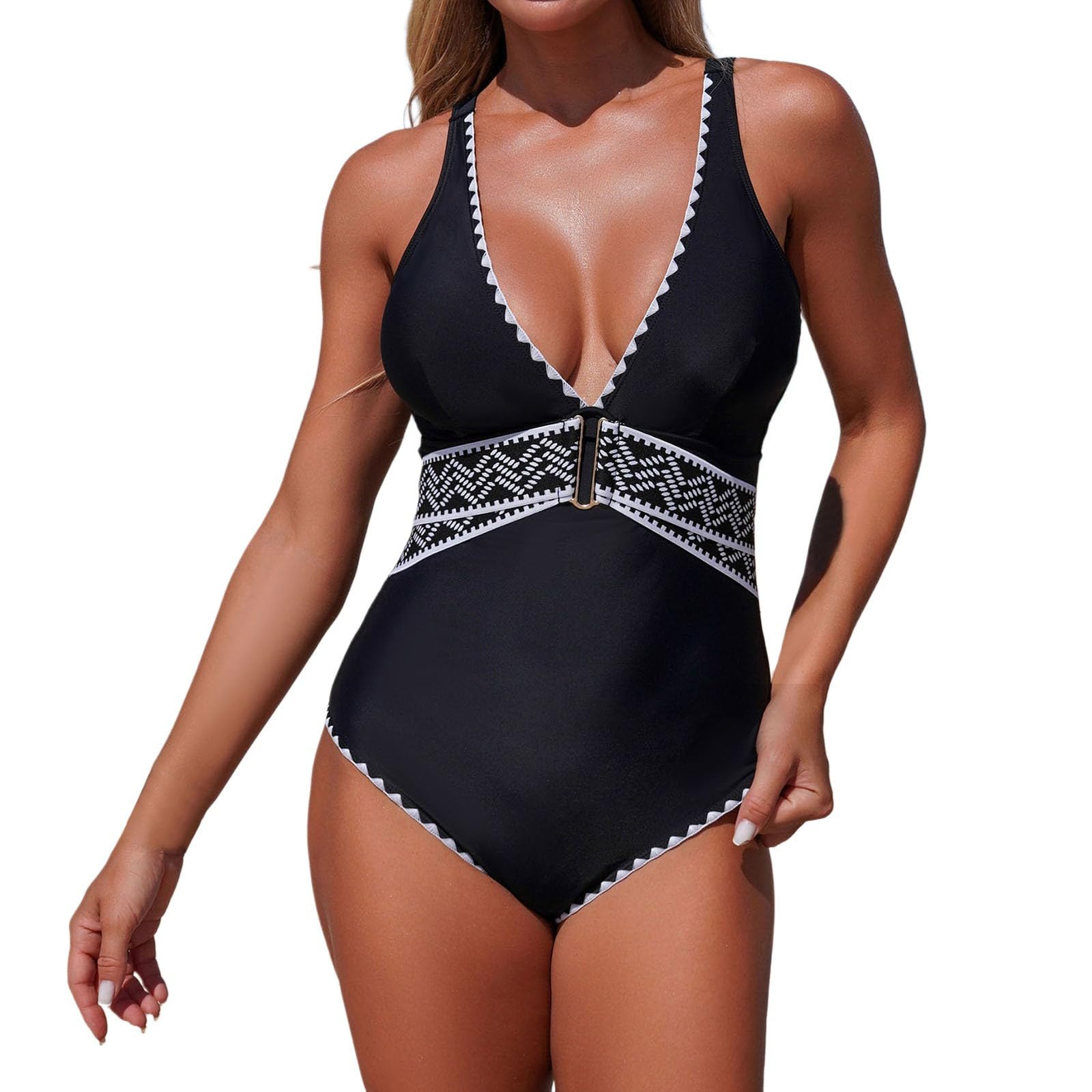 Genérico Bañador Mujer Traje De Baño Swimsuit Banho Bañadores Tallas Grandes Mulher Reductor Barriga Fato Playa Trikini Moldeador Vientre Plano Ropa Señora Adolescente