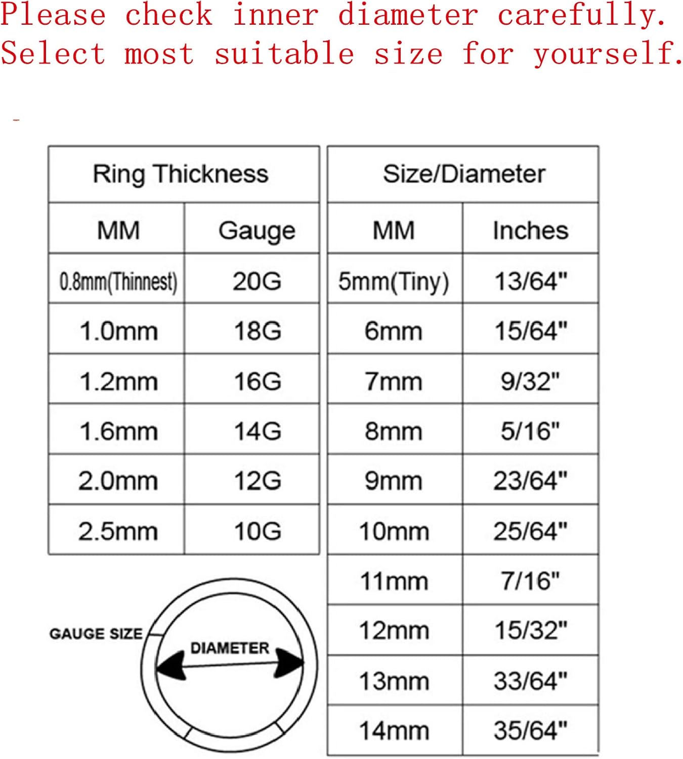 316L Surgical Steel Seamless Nose Ring Cartilage Hoop Silver/Gold/Rose Gold/Black 16G 18G 20G 6mm-12mm CZ Paved Helix Rook Tragus Lobe Body Pierecing Jewelry Segment Clicker Lip Rings Rook Earrings - Image 7