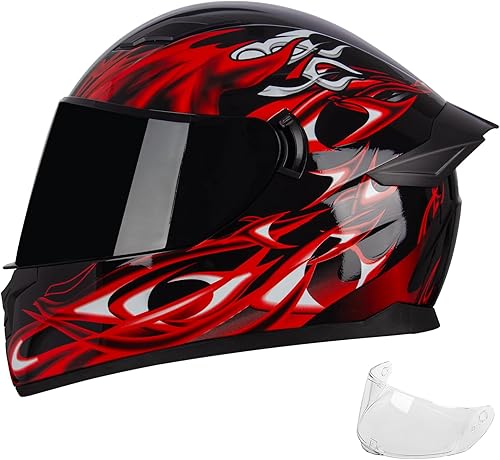Miniatura 1 de Cascos de motocicleta de cara completa para bicicleta de calle, casco de motocicleta para adultos, cascos aprobados por DOT, F-700