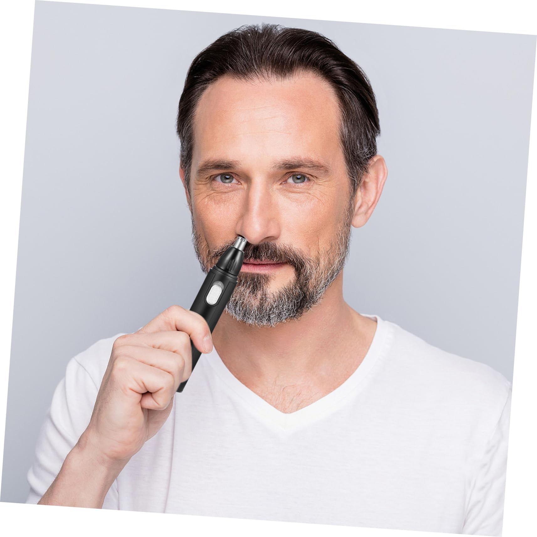 Healeved 2sets Regolabarba Per Trimmer Naso Orecchie e Sopracciglia Design Maneggevole e Facile Trasportare