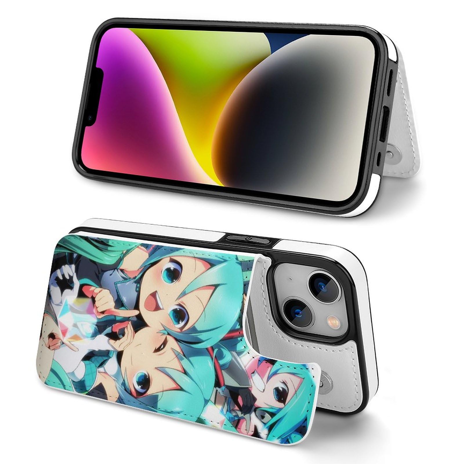 Amazon.co.jp: 【iPhone12 Pro Max ケース 手帳型】 初音ミク 【全機種