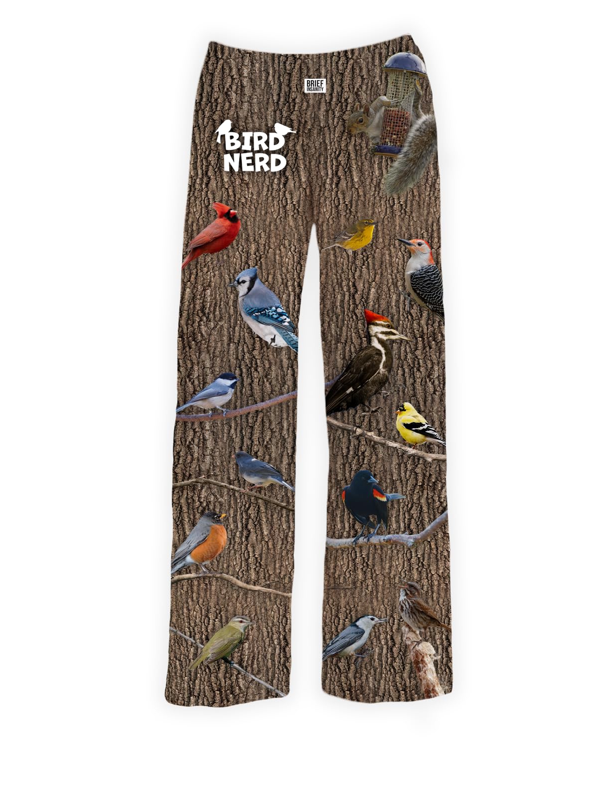 BRIEF INSANITY Outdoorhose und Pyjamahose, weiche Pyjamahose für Damen und Herren, mit verschiedenen Designs und Größen