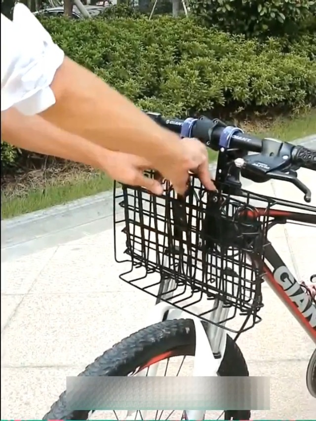 Panier Avant de Vélo et Trottinette Électrique Métallique-VEVOR-avec
