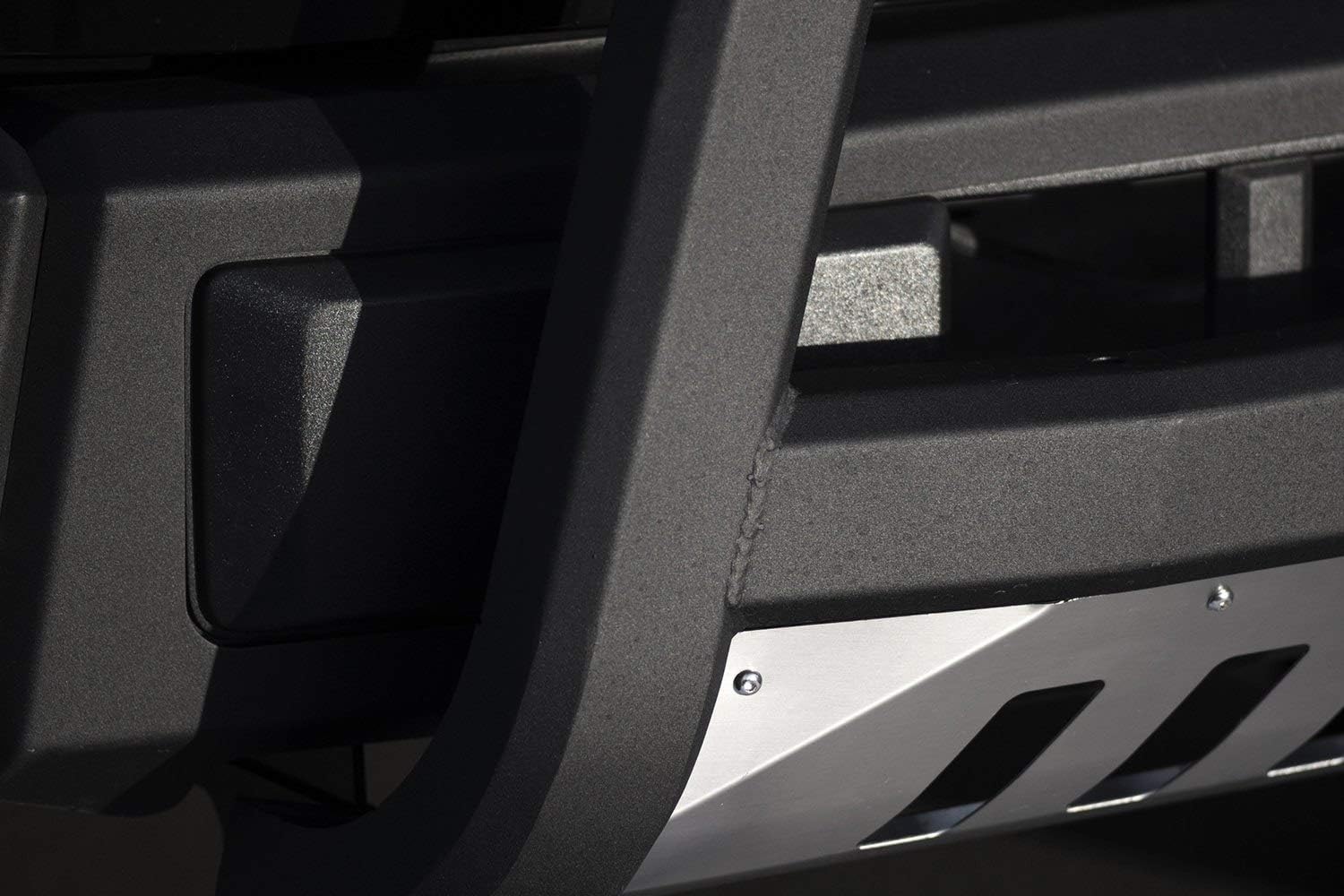 Armordillo USA 7174504 AR Series Bull Bar Fits 2010-2018 Jeep Wrangler JK Model - Matte Black W/Aluminum Skid Plate