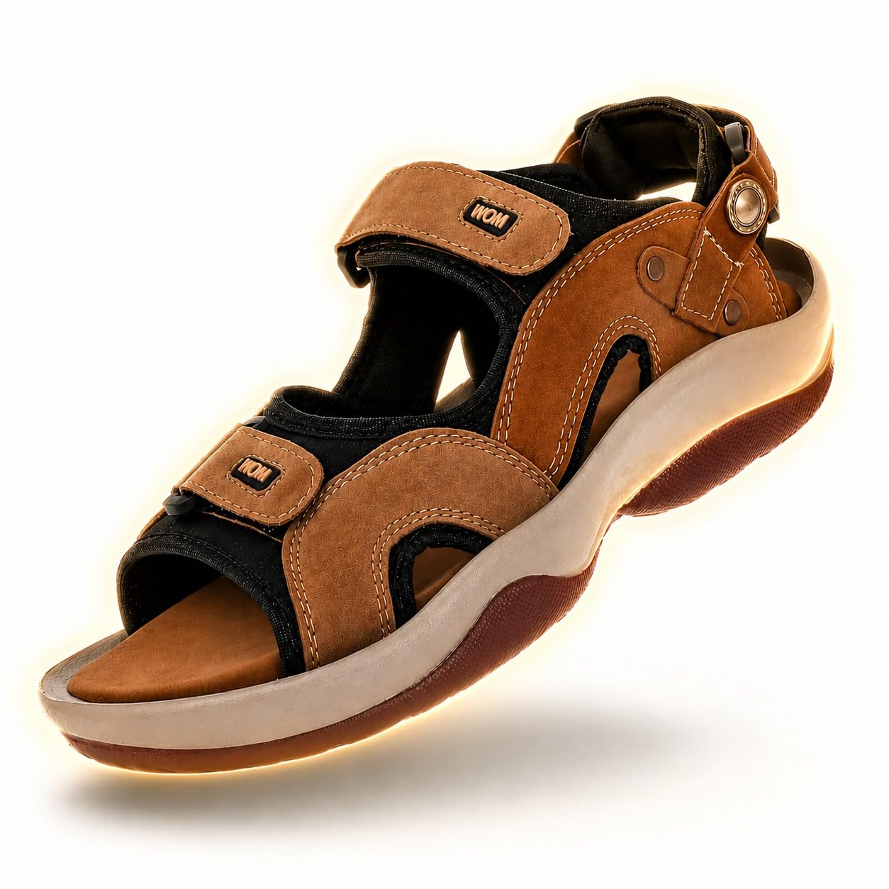 Centrino Sandal for Men | Mens Casual Sandal|leather sandals for office |Sandals for Men|Grip Insole for Stability | Comfortable Men Sandal with Premium Comfort & Quality (3263)