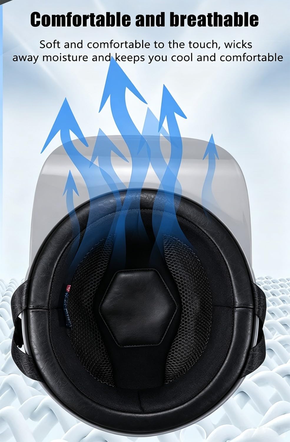 Casque Baseball De Moto Rétro DOTECE Homologué Demi-Casque De Mobylette Adulte Casques Bol Scooter Cyclomoteur pour Hommes Et Femmes Casques Street Cruiser Jet Style