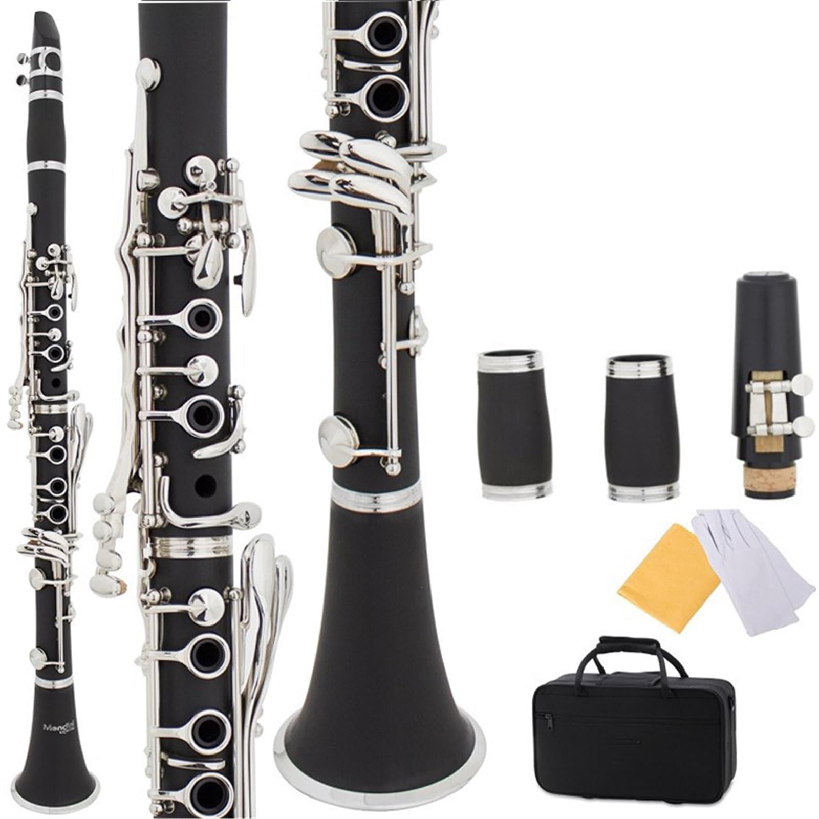 Klarnety dla początkujących Instrument klarnetowy B dur bakelitowy