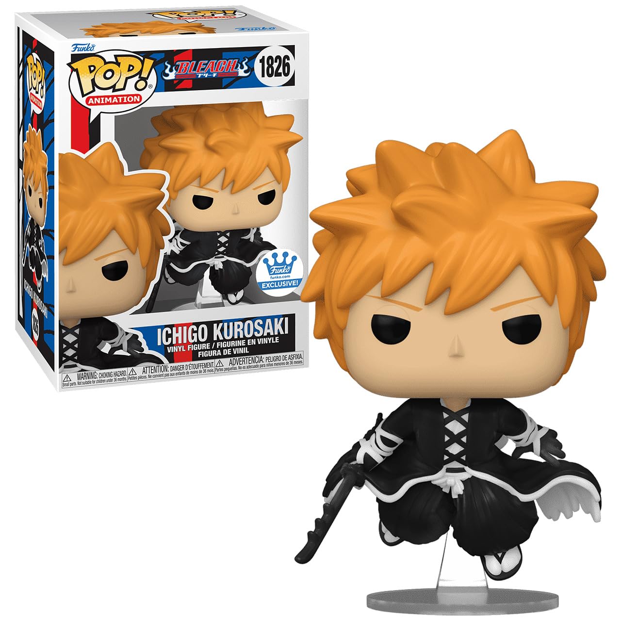 Amazon.com: Pop! Bleach 1826 Ichigo Kurosaki Exclusive : Toys & Games