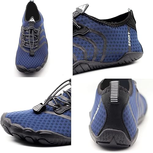 Miniatura 5 de Zapatos de agua para hombres y mujeres, secado rápido, ligeros, descalzos, natación, playa, piscina, surf, camping, aqua, escalada, deportes