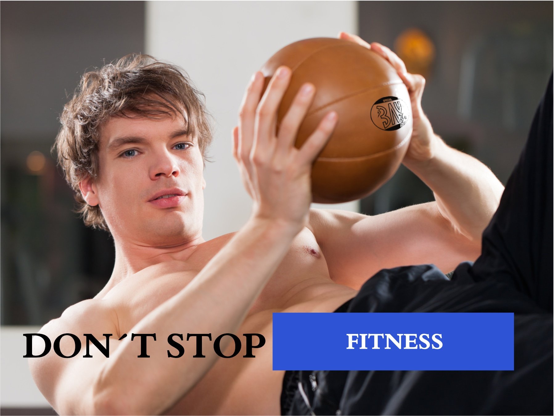 BAY Leder-PU Medizinball, 5 Kilogramm, Profi-Qualität für Gymnastik und Fitness