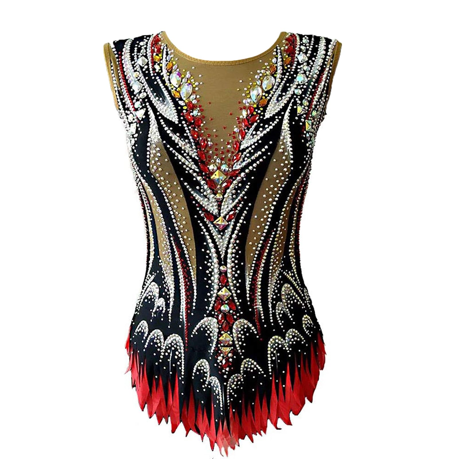 Body For Ginnastica Ritmica For Ragazza, Donna, Bambino, Senza Maniche, Abbigliamento Sportivo Traspirante Fatto A Mano