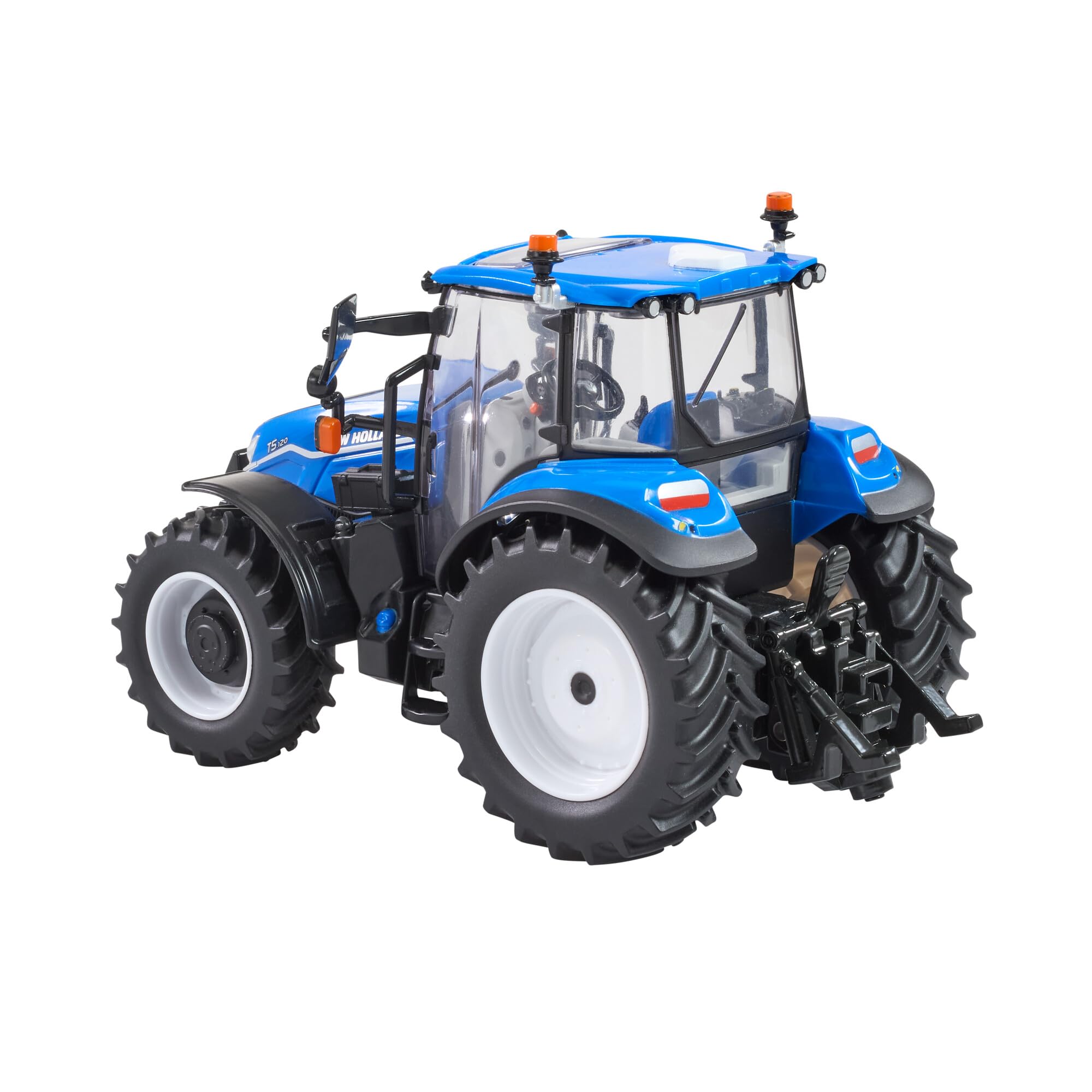 Britains New Holland T5.120 Traktormodell, Detailliertes Diecast-Fahrzeug, Realistisches Design, Robuste Konstruktion, Sammlerreplik für Landwirtschafts-Fans und Kinder
