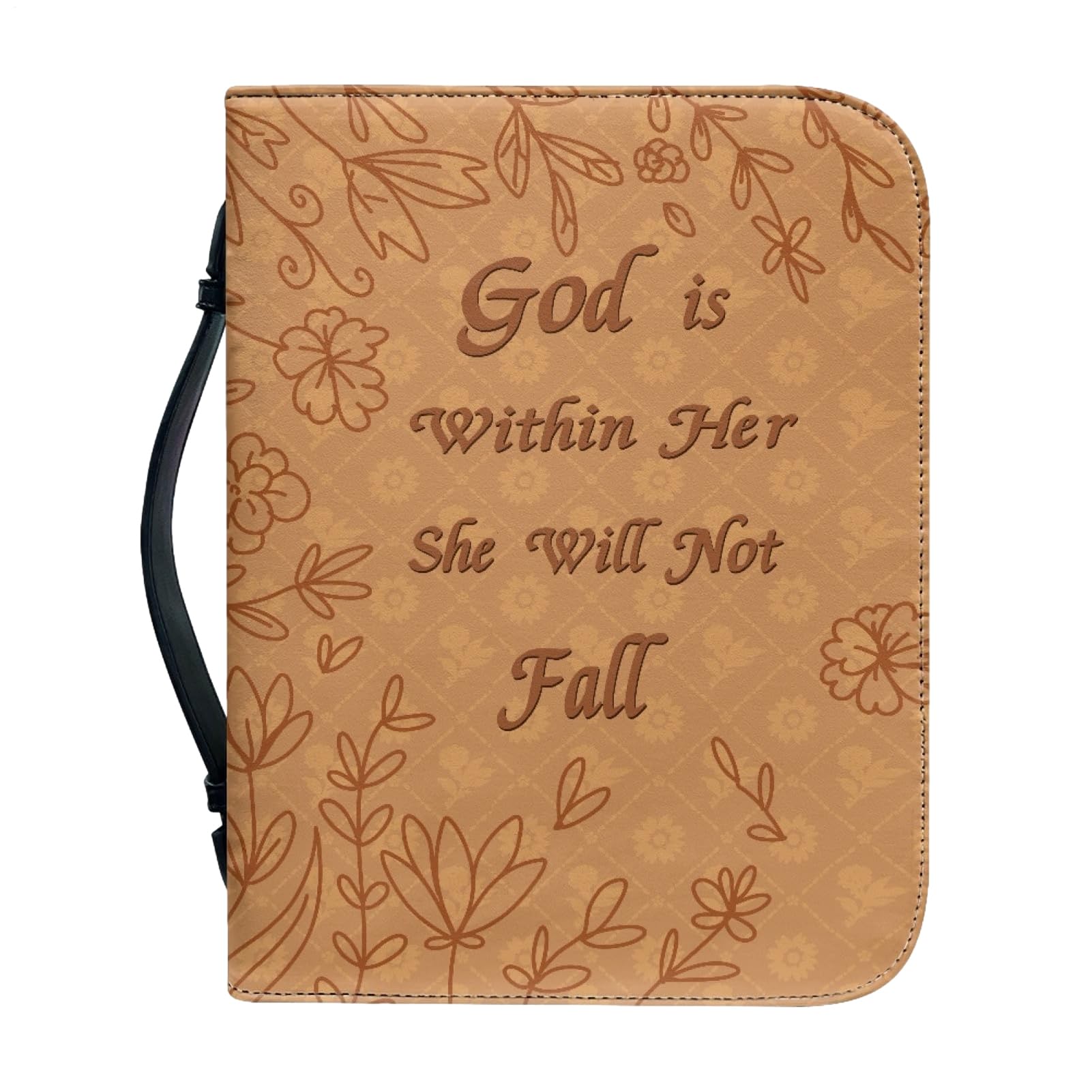 Kelburn Bible Case | Bible with Handle - Portable Top Handle Book Bag, Manual Protective for Most Books