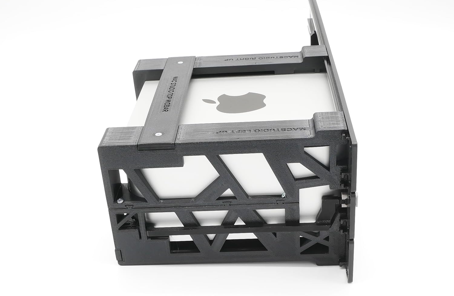 Rack Mount for 2 mac Studio 19 inch 3U with Remote on/Off Button. new Improved Version 2