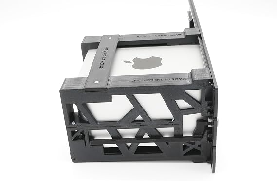 Mac Studio rack mount with On/Off button injection molded 19inch 3U