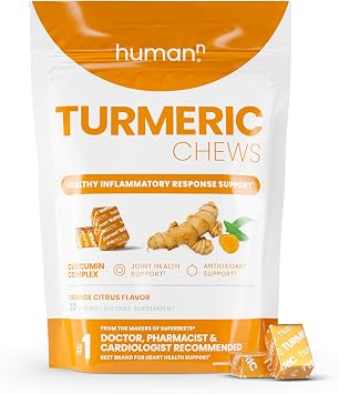 HumanN SuperBeets Beet Root Capsules and Turmeric Chews