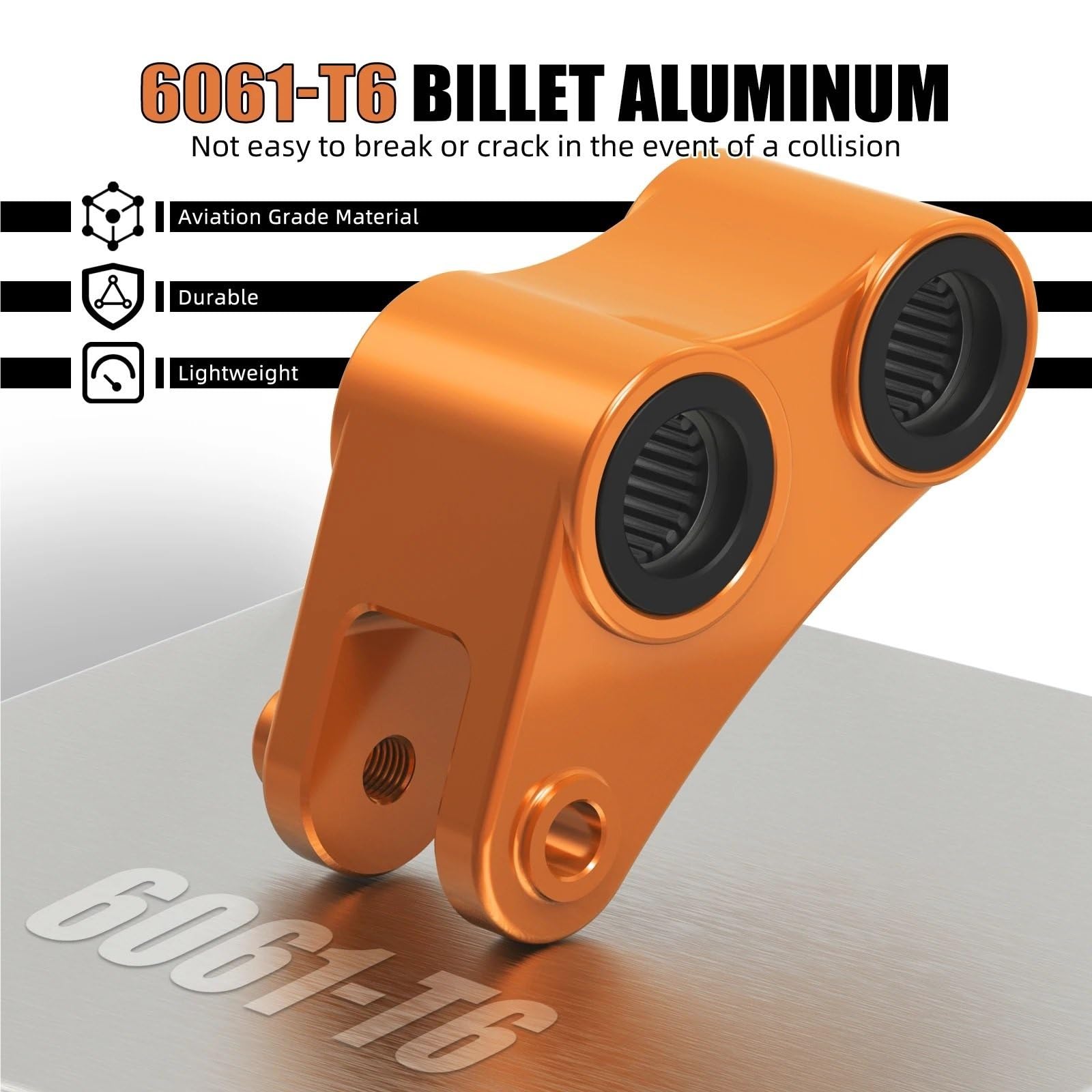 Bieletas Descenso Trasero Motocicleta 1,57 "40mm suspensión de Choque varillaje de Descenso Apto para Enduro/R 690 2008-2018 Enlaces de Descenso(Red)