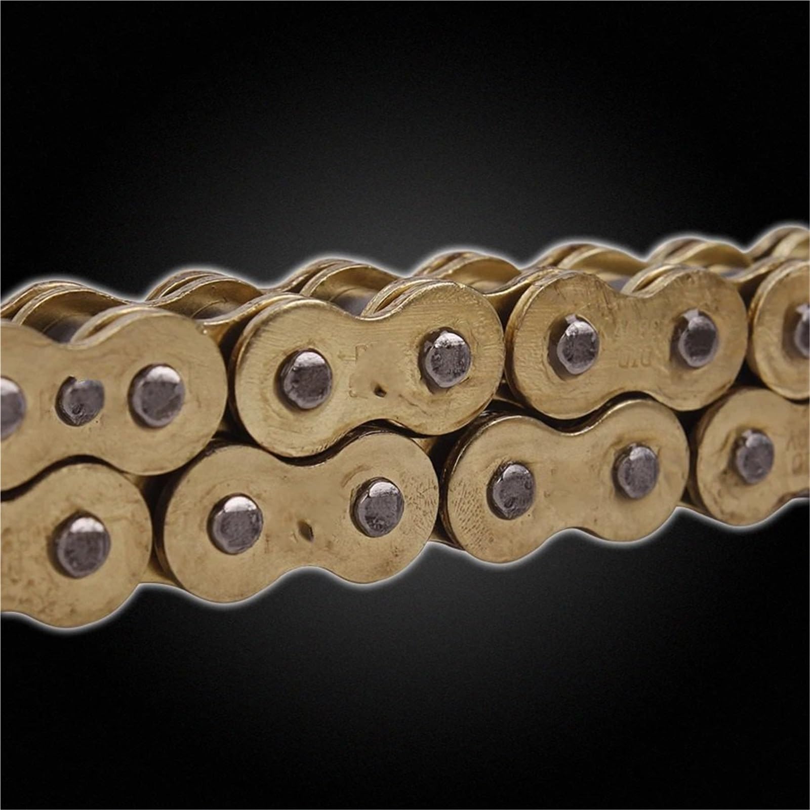 Cadena con junta tórica 520 Vx 120L, apta para motos de cross, ATV, quads, MX, motocross, enduro, supermoto, motocross, carreras todoterreno y motocicletas. Cadenas de conducción(525 Chain 120 Links)