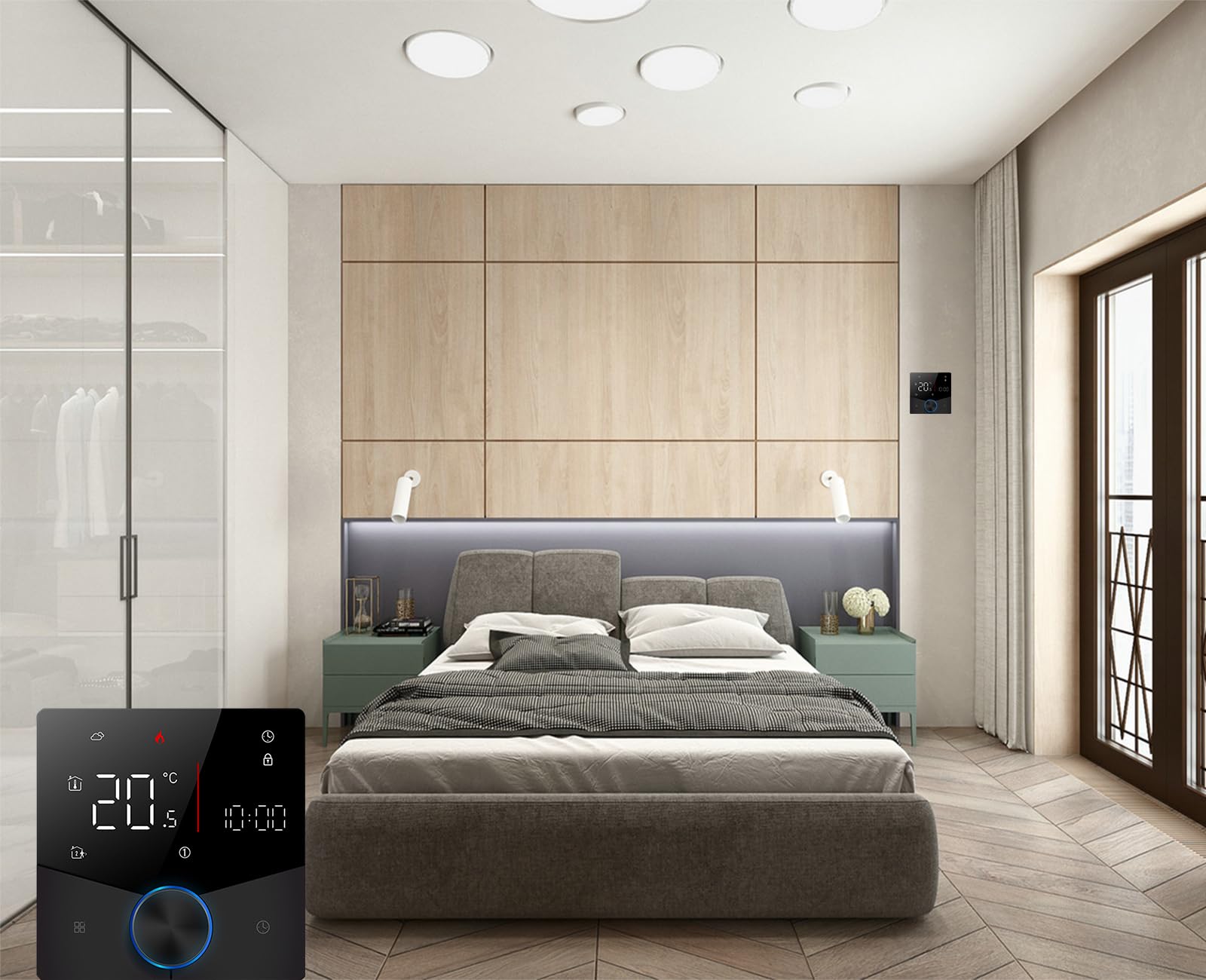Matter Thermostat als Regler für elektrische Fußbodenheizung
