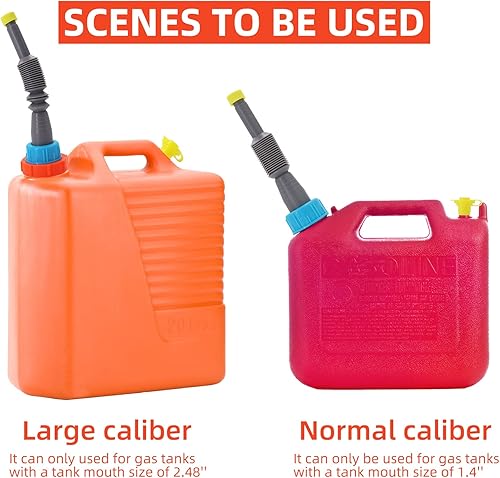 Miniatura 7 de Kit de boquilla de repuesto para latas de gas, boquilla de lata de gas con tapa, boquilla universal muy flexible con toneladas de accesorios,