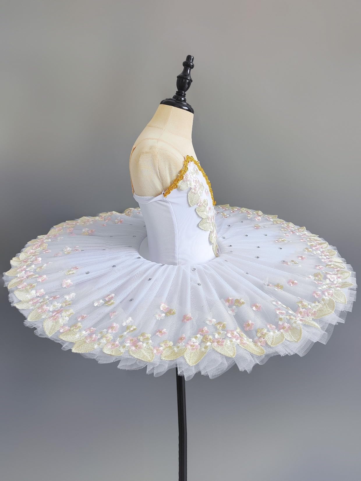 Niñas Profesional Falda De Tutú De Ballet Plato De Panqueques Disfraz De Bailarina para Niños Fiesta De Baile