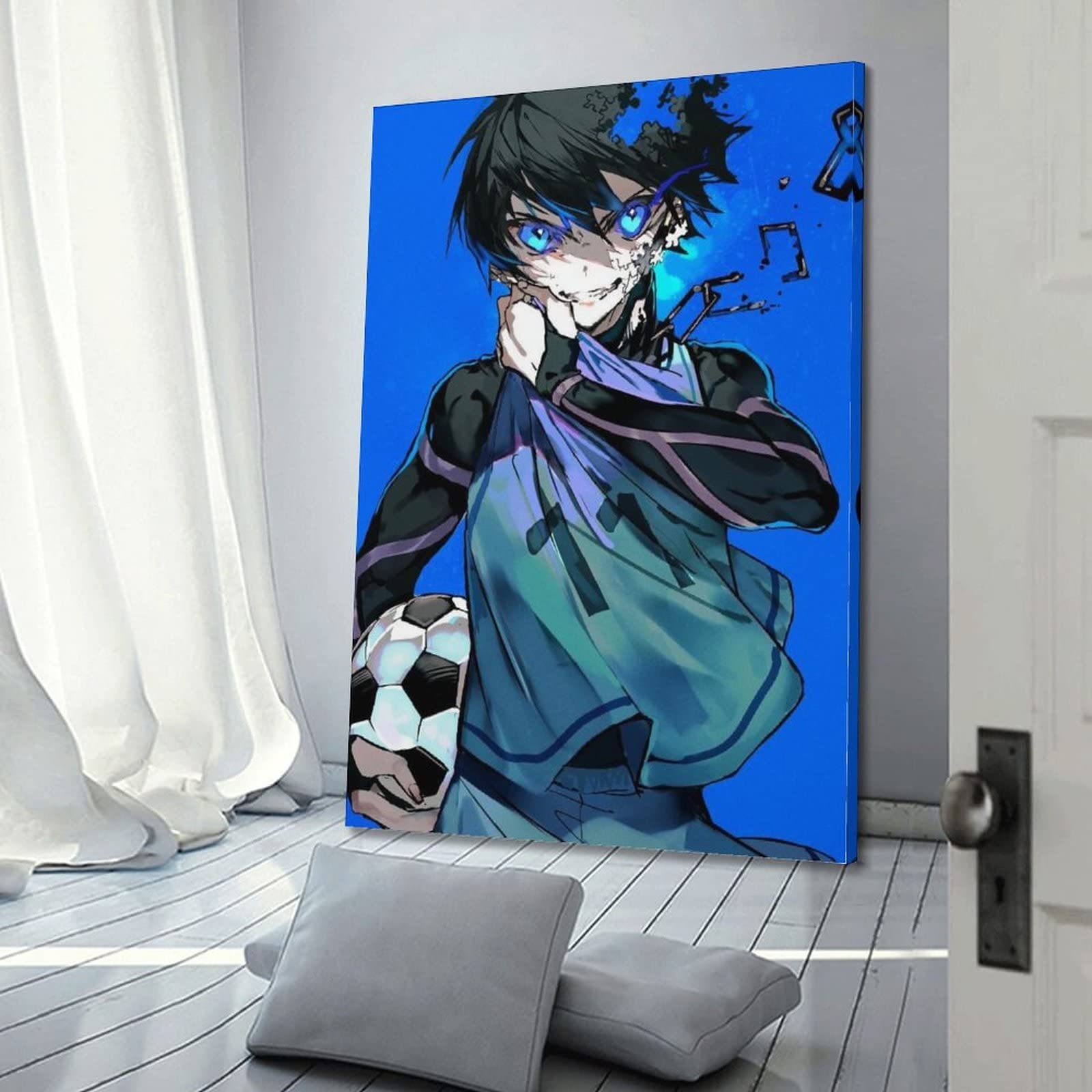 Blue Lock Poster d'anime Isagi Yoichi VS Itoshi Rin - Impression sur toile - Décoration murale moderne pour chambre à coucher - 20,3 x 30,5 cm Blue Lock Poster d'anime Isagi Yoichi VS Itoshi Rin - Impression sur toile - Décoration murale moderne pour chambre à coucher - 20,3 x 30,5 cm