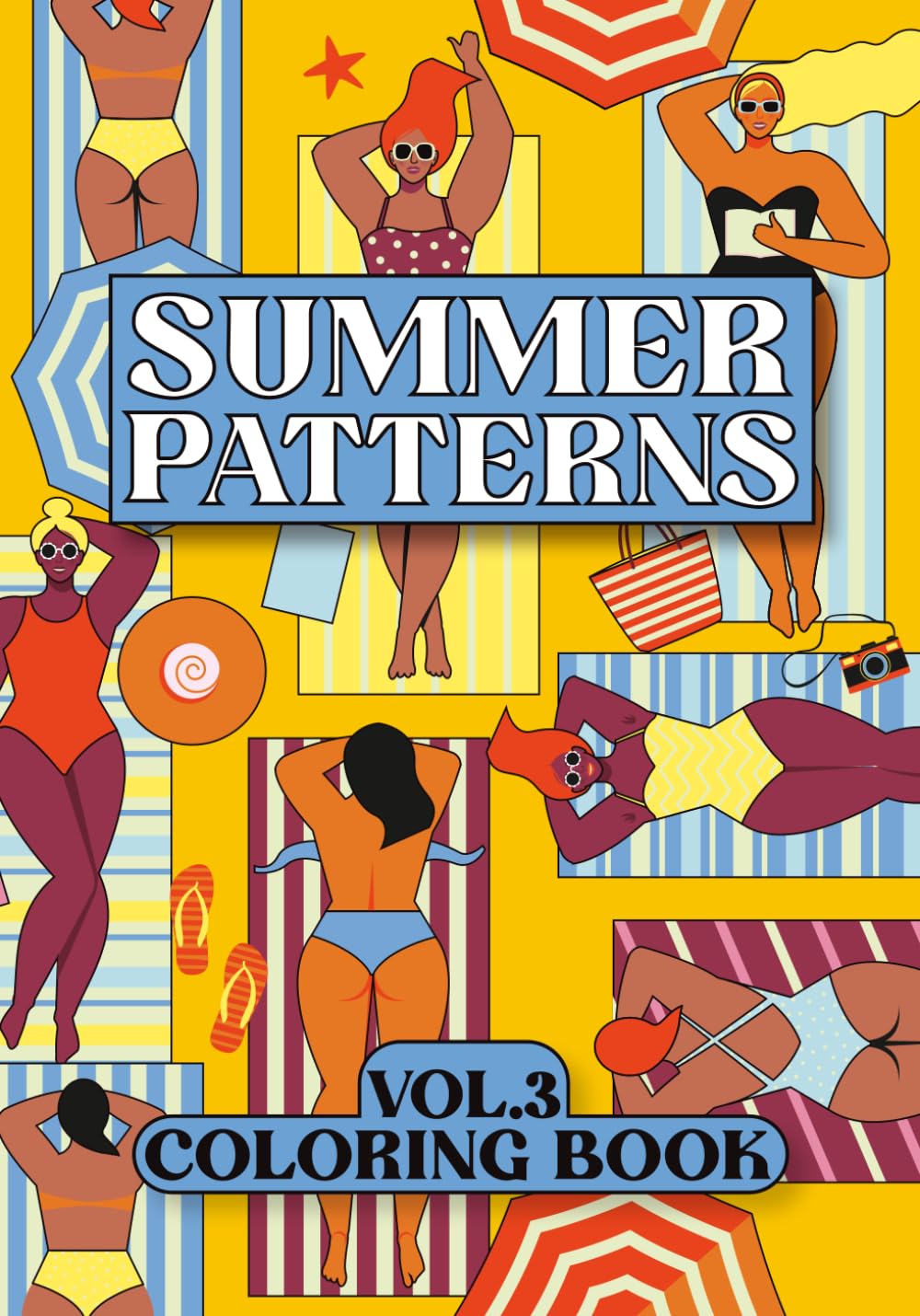 Summer Patterns: Coloring Book VOL.3 (Decorative Patterns)