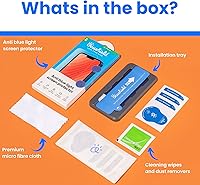 Vista 13 de Ocushield Protector de pantalla de vidrio templado antiluz azul para iPhone 15 (6.1") - Protege tus ojos, reduce las migrañas y mejora el sueño