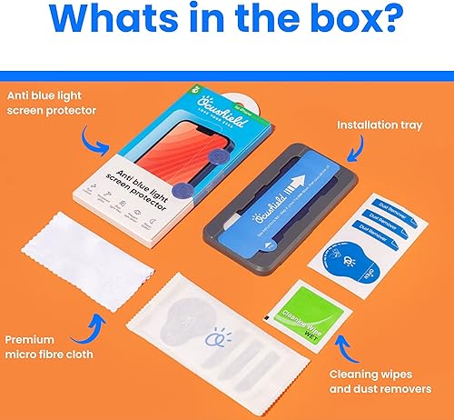 Miniatura 4 de Ocushield Protector de pantalla de vidrio templado anti luz azul para iPhone 11 ProXXS - Protege tus ojos y reduce las migrañas y mejora el sueño
