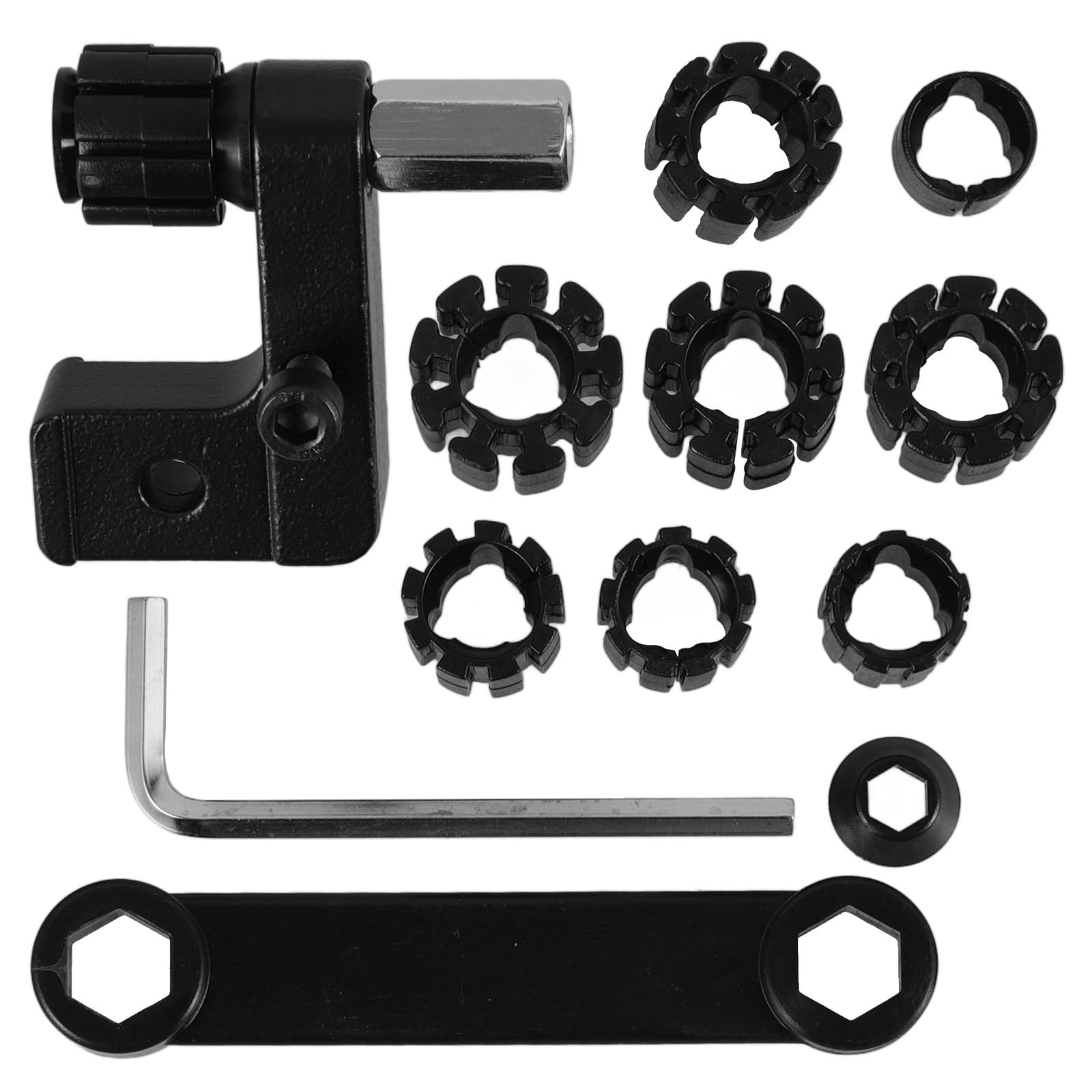 Pince de fixation pour fabrication précise de bijoux et anneau noir