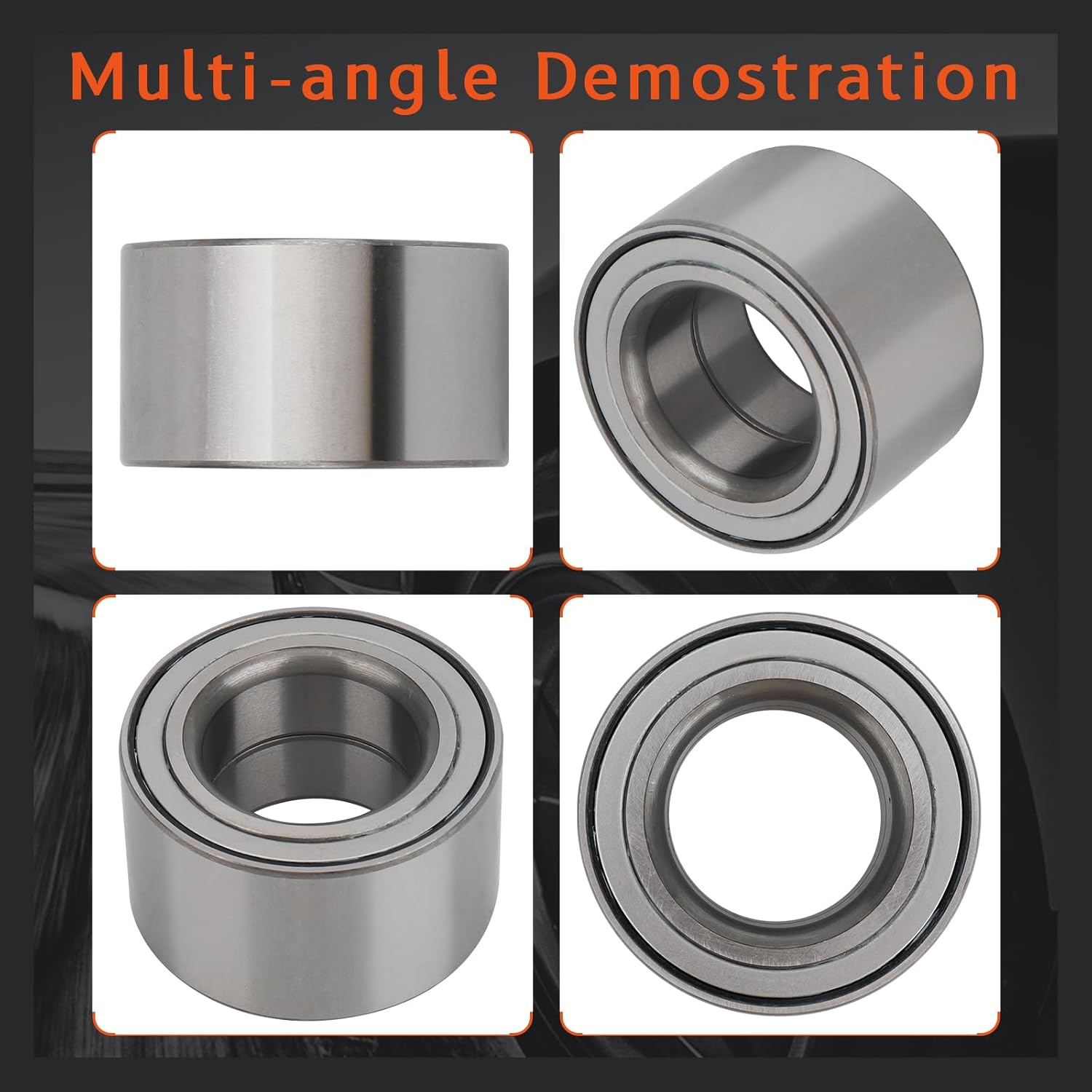 (Pair) DRIVESTAR 510060 Front Wheel Hub Bearing for Nissan Maxima 2000-2008, for Nissan Alitma 2002-2006, for Nissan X-Trail 2005-2006, for Infiniti I30 2000-01, for Infiniti I35 2002-04